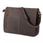 Preview: ALPENLEDER | Messenger Bag ATLANTA (koffee)