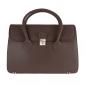 Preview: ALPENLEDER Damen Aktentasche OFFICE schokobraun