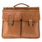 Preview: ALPENLEDER | Aktentasche DIPLOMAT naturbraun (5857-n)