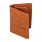 Preview: ALPENLEDER Geldbeutel MONETEN cognac