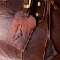 Preview: ALPENLEDER Reisetasche Travel Bag BERGHÜTTE  brandy