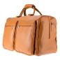 Preview: ALPENLEDER | Reisetasche Travel Bag MILANO naturbraun (3022-n)