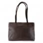 Preview: ALPENLEDER Schoppingtasche ISCHGL schokobraun /1741-s)