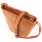 Preview: ALPENLEDER Damen Umhängetasche CHILE naturbraun (500-n)