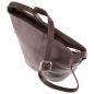 Preview: ALPENLEDER Damen Umhängetasche CHILE schokobraun (500-s)