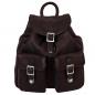 Preview: ALPENLEDER Rucksack AMAZONAS (BP041) schokobraun
