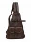 Preview: ALPENLEDER | Rucksack & Umhängetasche 6156 schokobraun (6165-sb)