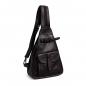 Preview: ALPENLEDER | Rucksack & Umhängetasche 6156 schwarz (6165-sw)