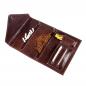 Preview: ALPENLEDER | Tabaktasche FLORI (brandy) CG6048