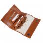 Preview: ALPENLEDER | Tabaktasche GUSTL (cognac) CG6042