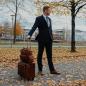 Preview: ALPENLEDER | Trolley AIRPORT (ebenholz) CG2158-e