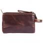 Preview: ALPENLEDER Kulturtasche ALPENRAUSCHEN Marronato-Leder (CG6016-m)