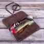 Preview: ALPENLEDER | Tabaktasche BEPPI (brown suede) CG6051