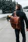 Preview: ALPENLEDER | Rucksack BOZEN (cognac) CG2102