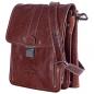 Preview: ALPENLEDER Schultertasche Messenger GALILEO (brandy) CG125-b