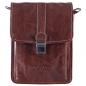 Preview: ALPENLEDER Schultertasche Messenger GALILEO (brandy) CG125-b