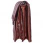 Preview: ALPENLEDER Schultertasche Messenger GALILEO (brandy) CG125-b