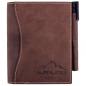 Preview: ALPENLEDER | Notizbuch DIN A6 GOETHE (old havana) CG6057-oh