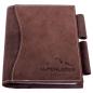 Preview: ALPENLEDER | Notizbuch DIN A6 GOETHE (old havana) CG6057-oh