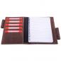 Preview: ALPENLEDER | Notizbuch DIN A6 GOETHE (old havana) CG6057-oh