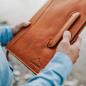 Preview: ALPENLEDER | Dokumententasche MEETING cognac (CG4070-c)