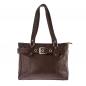 Preview: ALPENLEDER | Damen-Handtasche MIRANDA (schokobraun) MC891-s