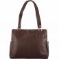 Preview: ALPENLEDER | Damenhandtasche PERU (schokobraun) 4799-s