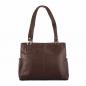 Preview: ALPENLEDER | Damenhandtasche PERU (schokobraun) 4799-s