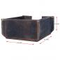 Preview: ALPENLEDER | Notizzettelspender PACKERL (old havanna) CG6076-oh