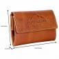 Preview: ALPENLEDER | Tabaktasche PANAMA cognac (CG2070-c)