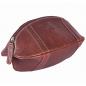 Preview: ALPENLEDER | Kulturtasche RUGBY (brandy) CG6058-b