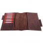 Preview: ALPENLEDER | Notizbuch DIN A5 SCHILLER (old havana) CG6056-oh
