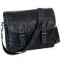 Preview: ALPENLEDER | Messenger Bag TOURER (ebenholz) CG6068-e