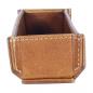 Preview: ALPENLEDER | Stifteschale ZENTA (cognac) CG6074-c