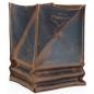 Preview: ALPENLEDER | Tabaktasche ZIEHHARMONIKA (old havanna) CG6063-oh