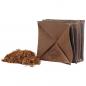 Preview: ALPENLEDER | Tabaktasche ZIEHHARMONIKA (old havanna) CG6063-oh