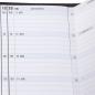 Preview: Ron McLaine Taschenkalender 2026 EASYfolder Set FLORENZ Rindleder Straußprägung