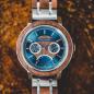 Preview: HOLZKERN Caledonia Nautik Herren Holzarmbanduhr