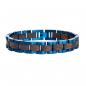 Preview: HOLZKERN Armband Dreiklang Leadwood Blau