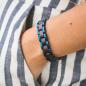 Preview: HOLZKERN Armband Dreiklang Leadwood Blau