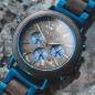 Preview: HOLZKERN Eismeer Special edition Herren Holzarmbanduhr