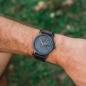 Preview: HOLZKERN Flussdelta Surface Damen Herren Holzarmbanduhr