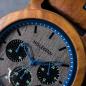 Preview: HOLZKERN Gipfeltraum Waldlauf Solar Limited Edition Herren Holzarmbanduhr