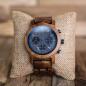 Preview: HOLZKERN Gipfeltraum Waldlauf Solar Limited Edition Herren Holzarmbanduhr