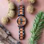 Preview: HOLZKERN Golden Gate Highline Damen Holzarmbanduhr