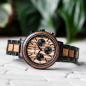 Preview: HOLZKERN Halbdunkel Horizont Damen Chronograph