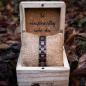 Preview: HOLZKERN Armband Acoustic Walnussholz Grau