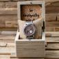 Preview: HOLZKERN Hongkong Skyline Herren Automatikuhr