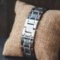 Preview: HOLZKERN Armband Largo Leadwood Marmor