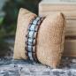 Preview: HOLZKERN Armband Largo Walnussholz Marmor